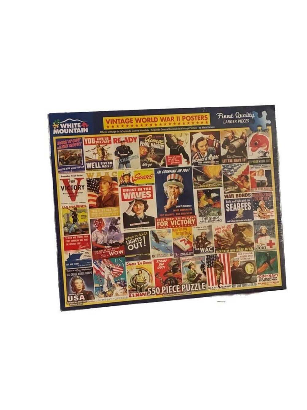 Vintage World War II Posters 550-Piece Jigsaw Puzzle